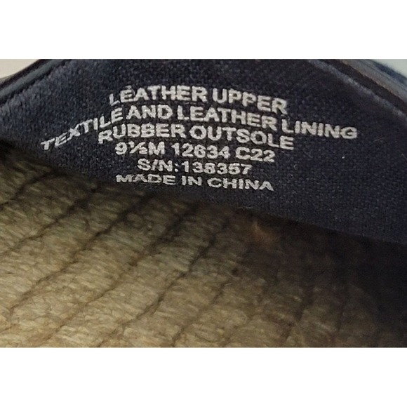 Tory Burch US Nappa Leather Espadrille Flat Shoes Navy Blue Travel SEE SIZE NOTE - Picture 9 of 13